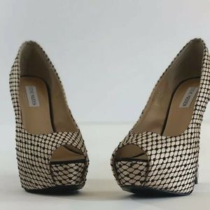 Steve Madden Red Carpet Size 10 Platform Open Toe